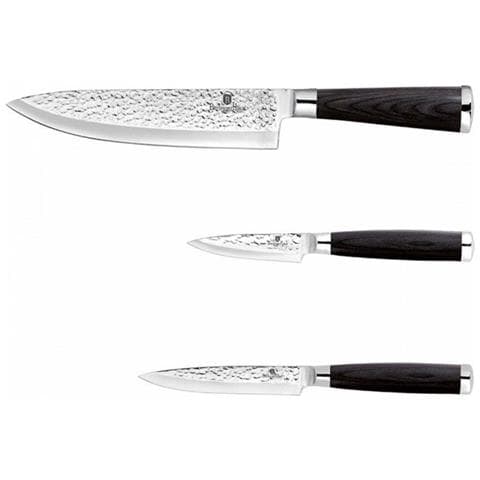 BH-2487 Primal Gloss Set di 3 coltelli in acciaio inossidabile - Foto 1