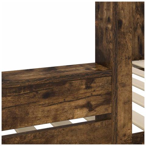 Letto a Castello per Bambini Rovere fumé 90 x 200 cm - Foto 9