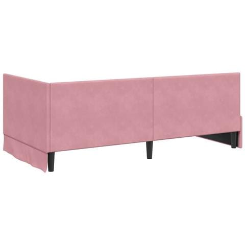 Struttura Letto Angolare con Materasso 2 pcs Grigio Velluto - Foto 9