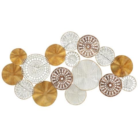 Decorazione In Metallo 3d Vkh32-multicolore-metallo-125x5,5x68,5 Cm - Foto 1