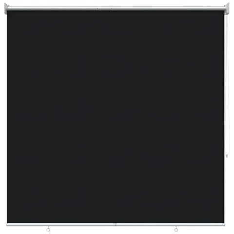 Voletta a rullo con protezione UV Nero 120 x 230 cm Poliestere - Foto 1