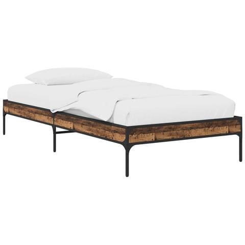 Struttura del letto Legno antico 80 x 200 cm - Foto 1
