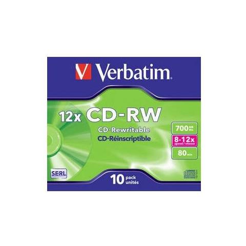 CD-RW DataLifePlus 8-10x 700MB Hi-Speed 10pz - Foto 2