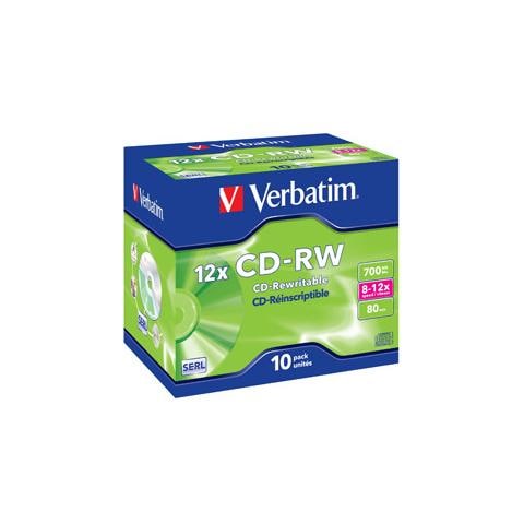 CD-RW DataLifePlus 8-10x 700MB Hi-Speed 10pz - Foto 1