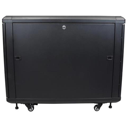 Armadio server rack chiuso a ribalta 12U 90 cm con ruote - Foto 2