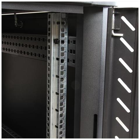 Armadio server rack chiuso a ribalta 12U 90 cm con ruote - Foto 6