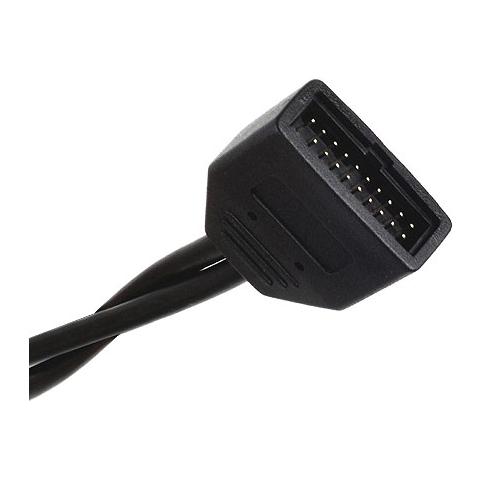 USB 3.0 Connector Cable to USB 2.0 Housing Retail Package SilverStone G11303050-RT - Internal USB 3.0 to USB 2.0 Adapter Cable - Foto 5