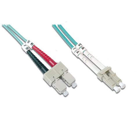 ILWL D5-SCLC-010 / OM3 - Cavo Fibra Ottica SC / LC 50/125 Multimodale 1 m OM3 - Foto 2