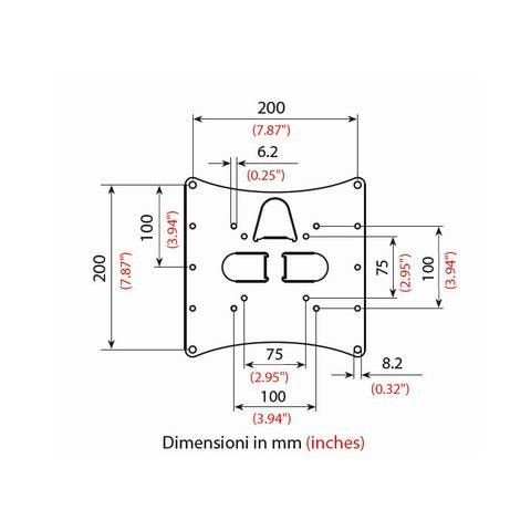 LCD 10 40" Nero, Bianco supporto da parete per tv a schermo piatto - Foto 4