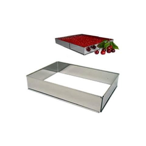 Cerniera per torte rettangolare alta regolabile in acciaio Inox - Foto 1