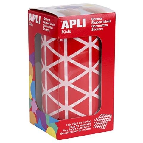 Etichetta multiuso - 20 mm Larghezza x 20 mm Lunghezza - 2596 / Pacco - Permanente - Rosso - Foto 1