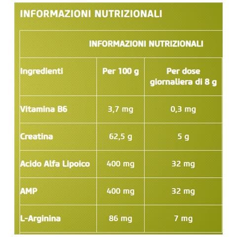 Crea Zero Creatina In Polvere Gusto Arancia 320g Senza Zucchero - Foto 2