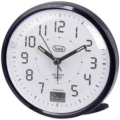 Orologio Al Quarzo Con Sveglia Sl 3p27 Nero - Foto 1