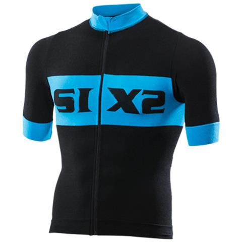 Maglia Mezze Maniche Sixs Bike 3 Luxory Black | Light Blue - Foto 1