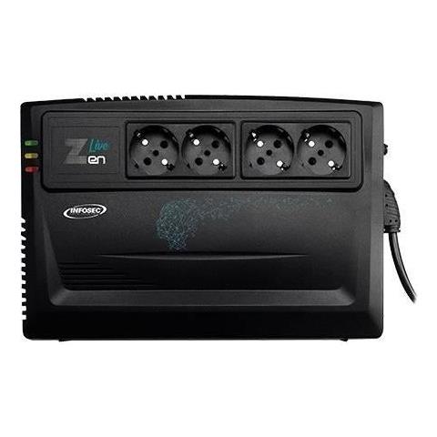 Ondatore Zen In Diretta 800 4 Prese Schuko / Fr Led / 2a (66083) * 0836 - Foto 4