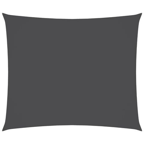 Parasole a Vela Oxford Rettangolare 2,5x3,5 m Antracite - Foto 1