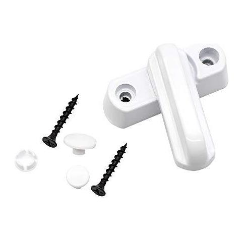 Dylan-ue Bianco Sash Jammer 4 Pz Security Locks Jammer Sash Bloccanti Durevoli In Lega Di Alluminio Extra Serrature Di Sicurezza Per Porte E Finestre Di Upvc Letter Box Per Sicurezza Domestica - Foto 2