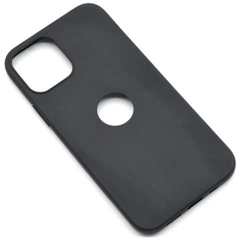 Custodia Tpu Silicone Cover Soft-case Per Apple Iphone 12 - 12 Pro Black - Foto 1