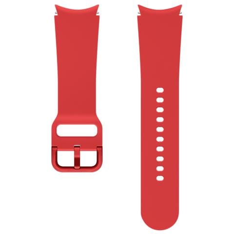 Et-sfr86sregeu Cinturino Per Galaxy Watch 4 Galaxy Watch 4 Classic Taglia S M Rosso - Foto 3