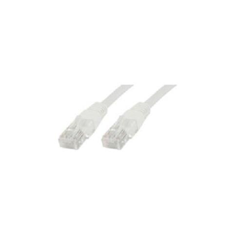 1.0m Cat6 RJ-45, Cat6, U / UTP (UTP), RJ-45, RJ-45, Maschio / maschio, Bianco - Foto 1