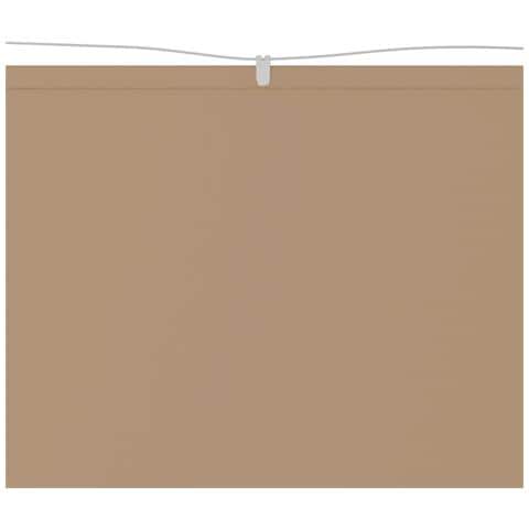 Paravento Verticale Tortora 60x1000 Cm In Tessuto Oxford - Foto 2