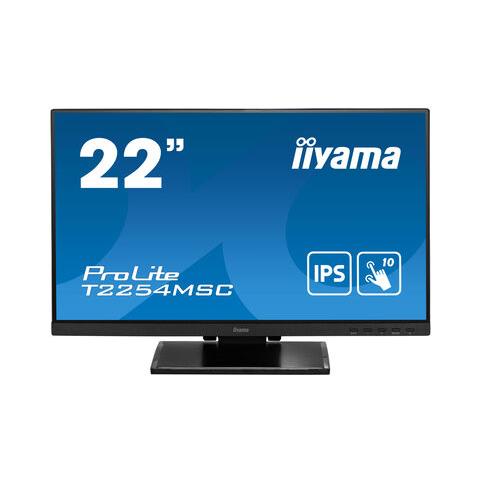 Monitor 21.5" LED IPS Touch Screen Pro Lite T2254MSC-B1AG Full HD 1920 x 1080 Pixel Tempo di Risposta 4 ms - Foto 1