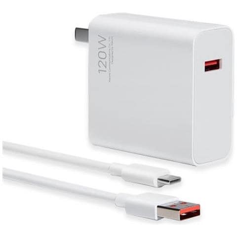 Hypercharge Original - Typ-c Kabel - 120w - Weiss - Schnellladegert Laden Reiseadapter Eu-stecker (mdy-13-ee) - Foto 1