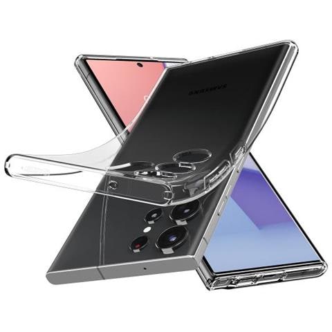 Liquid Crystal Custodia 17,3 Cm (6.8"") Cover Trasparente per Galaxy S23 Ultra - Foto 2