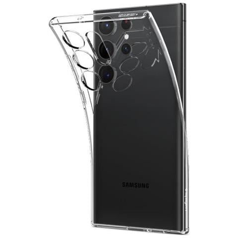 Liquid Crystal Custodia 17,3 Cm (6.8"") Cover Trasparente per Galaxy S23 Ultra - Foto 3