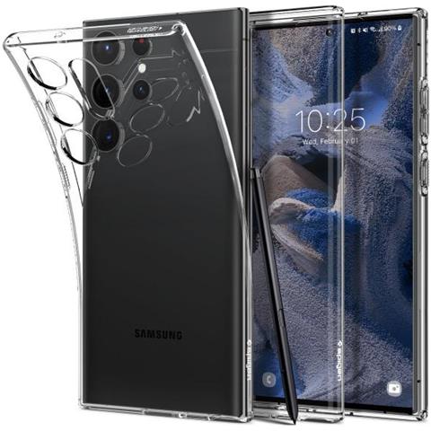 Liquid Crystal Custodia 17,3 Cm (6.8"") Cover Trasparente per Galaxy S23 Ultra - Foto 1