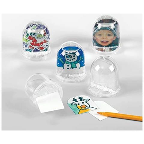 Ex3944 Kit Di Palle Di Neve - Confezione Da 4, Perfetto Per I Bambini Da Creare E Personalizzare, Ideale Per Lavori Domestici, Attività Di Gruppo Artigianali, Regali, Assortiti - Foto 1