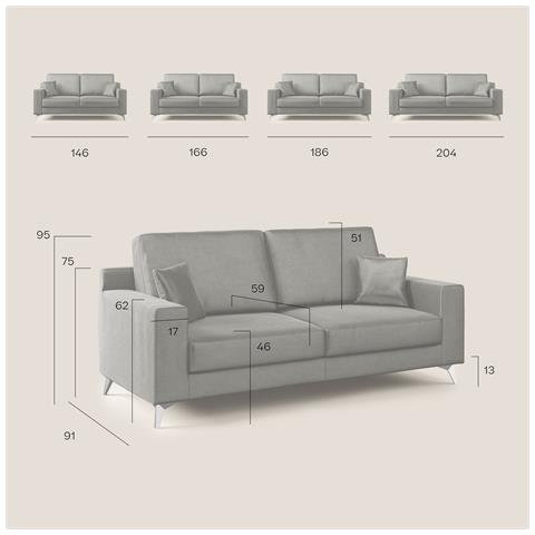 Michael Divano Lineare Impermeabile Antimacchia T03 Talpa - Foto 5