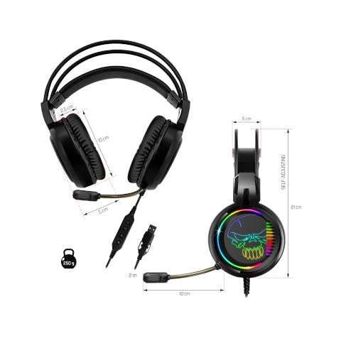 ELITE-H10 Auricolare Cablato A Padiglione Gaming USB tipo A Nero - Foto 2