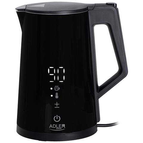 Bollitore Ad 1345b Nero Acciaio Inossidabile 2200 W 1850 W 1,7 L - Foto 1