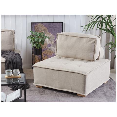Modulo Poltrona Tibro Tessuto Beige Chiaro - Foto 1