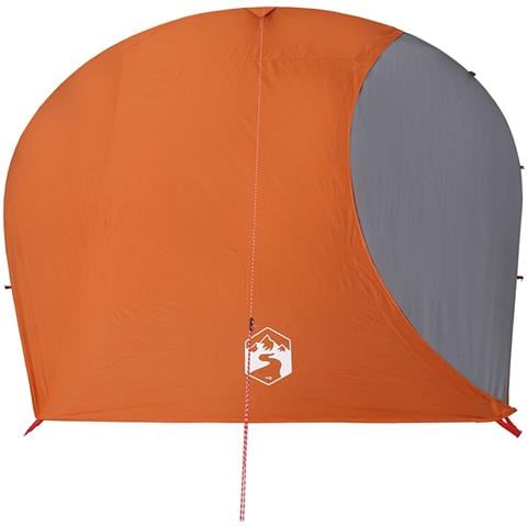 Tenda da Campeggio a Cupola 4 Persone Arancione Impermeabile - Foto 10