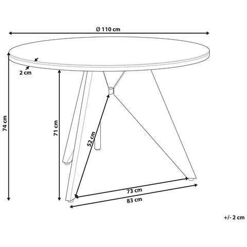 Tavolo Da Giardino Vetro Nero Olmetto - Foto 7