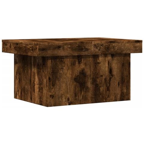 Tavolino Da Salotto Rovere Fumo 100x55x40 Cm Legno Multistrato - Foto 2