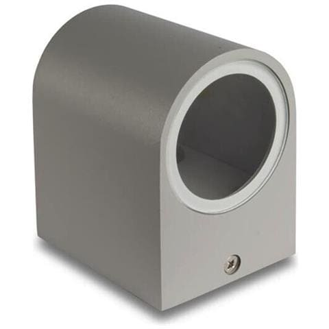 Applique A Parete Da Interno Esterno Ip65 Porta Faretto Gu10 Grigio - Foto 2