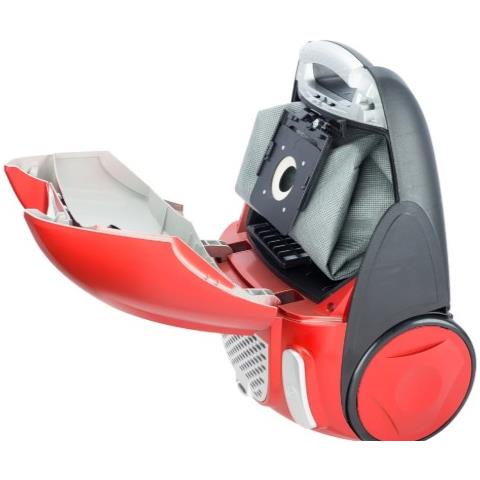 1675FL Aspirapolvere a Traino con Sacco Potenza 700 Watt Colore Rosso - Foto 4