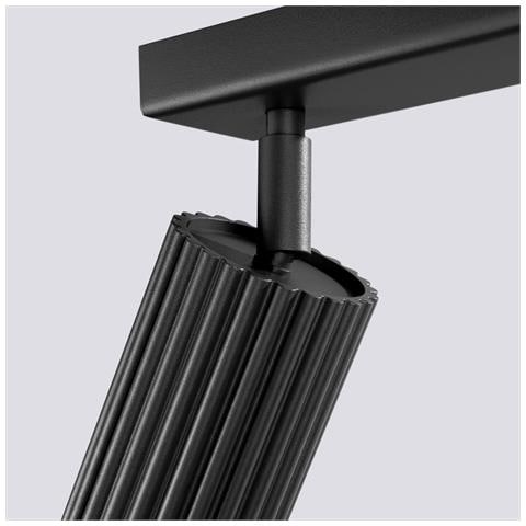 Lampada A Soffitto Karbon 3l Nero Sl. 1581 - Minimalista Lampada Da Soffitto Nero 16.5x45x6.5 Cm - Foto 8