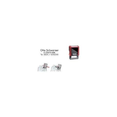 Macchina Per Timbri Di Testo Printy 4910 4.0 3 Righe Nera - Per Il Mercato D / L / A / Ch (53536) - Foto 1