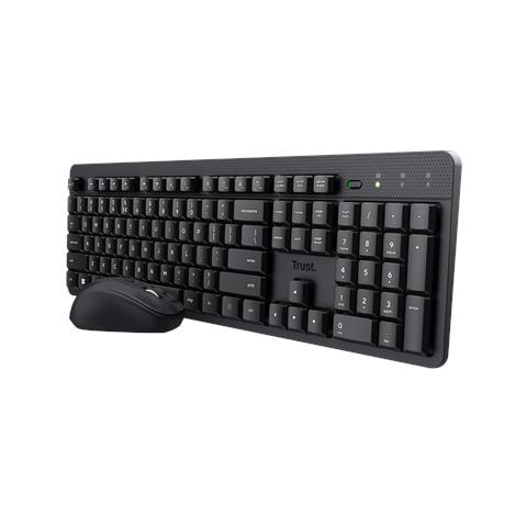 Tastiera e Mouse Wireless 25021 (Layout Tedesco) Colore Nero - Foto 1