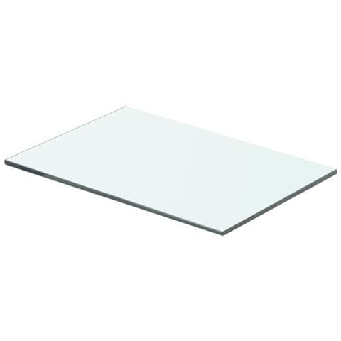 Lusso Casadino -  Mensole In Vetro Trasparente 2 Pz 40x20 Cm - Foto 1