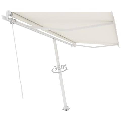 Tenda Sole Retrattile Manuale Autoportante 400x300 Cm Antracite - Foto 2