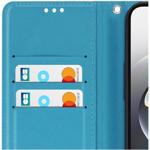 Cover Per Iphone 16e Con Motivo Farfalle Porta Carte - Foto 5