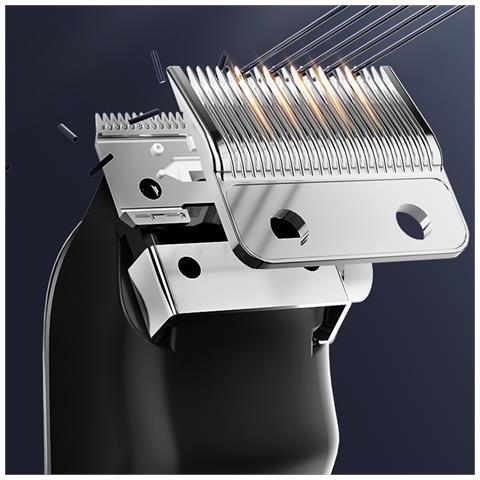 Set Tagliacapelli E Rifinitore Per Naso Led Gun Silver, Set Da 3 Pezzi - Foto 7