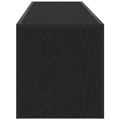 Mobile TV  con luci LED - Nero Rovere 120x35x40 cm - Foto 9