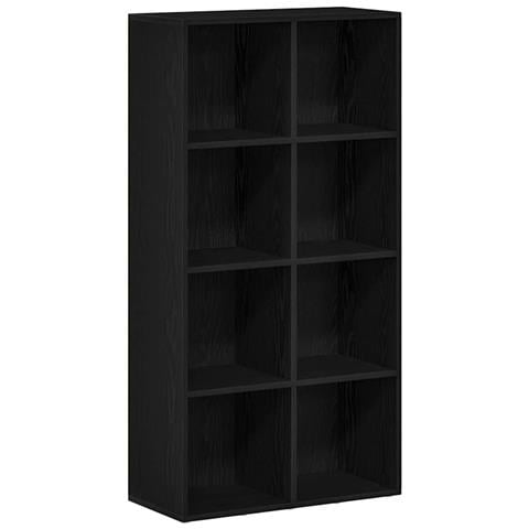 Libreria Rovere Nero 66x30x130 cm in Legno Multistrato - Foto 1