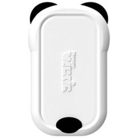 Portafoglio Contactless Con Guscio Modello Panda Compatto E Facile Da Usare, Bianco / Nero - Foto 2